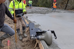 Battery-powered curbing machines are often used for monolithic pours but can also be used for patch and repair work and can complement slipform pavers for corners and tight radii involved with larger jobs.