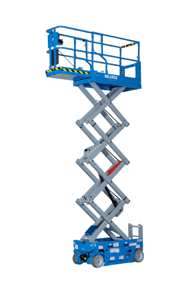Designed for GS E-Drive slab scissor lifts, Genie lithium-ion batteries have been tested for reliability and use in extreme environments and jobsites.
