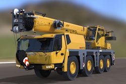 At its full 60 m, the GMK4070L crane will be able to lift 4.4 t, while at 49 m owners will be capable of picking loads of up to 8.3 t.