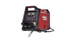 The POWER MIG 211i welder is a rugged 200-amp machine for MIG, flux-cored, and spool gun welding on construction sites.