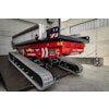 Almac carriers employ a patented bi-leveling technology to transport and keep a load safely horizontal even when moving on terrain at an incline of up to 20°.