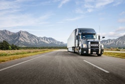 The Mack Anthem truck model allows for Mack Trucks' new Command Steer advanced technology.