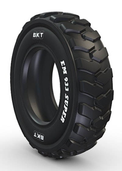 The EM 933 SUPER offers a rugged sidewall design with a protruding rib that enables close contact of two tires without the need for a special rubber ring to avoid rock penetration.