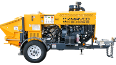 The Mayco LS300GK Small Concrete Pump