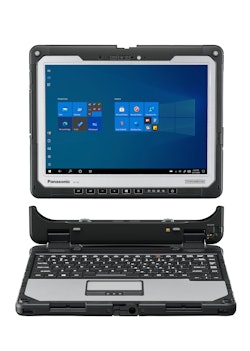 The updated TOUGHBOOK 33's 2-in-1 form factor and 3:2 display offers mobile workers the durable build, flexible design and enterprise specifications they need for their jobs.