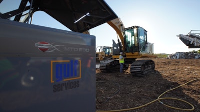 Gulf Services commits its fleet to disaster cleanup sites as needed.