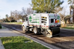Hybrid Broom Bear In Use Street Left Facing