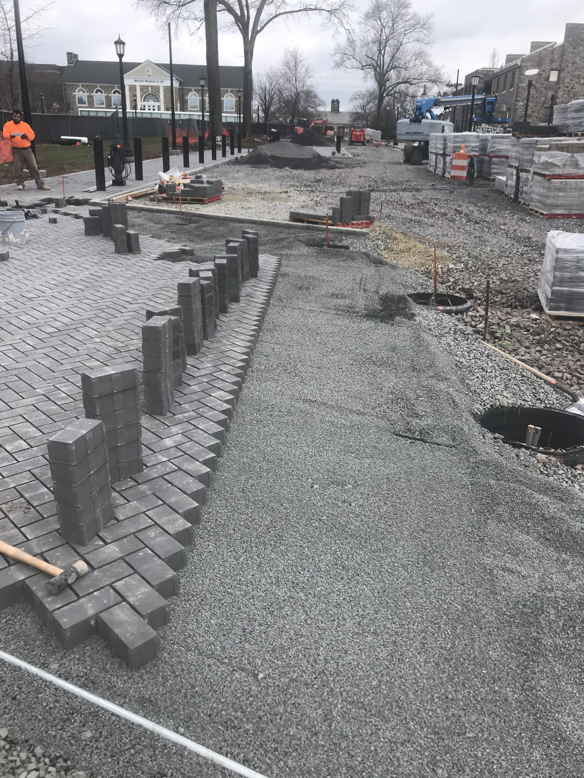 Permeable Paver System Installed For Stormwater Management at Ursinus ...