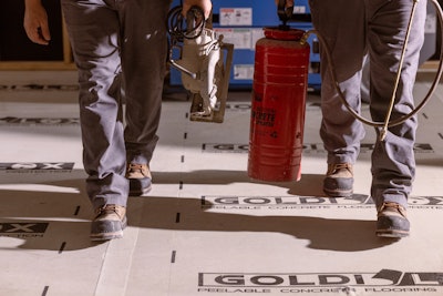 Concrete Contractor Develops GoldiLox Concrete Slab Protection System
