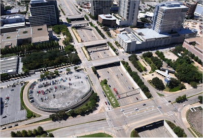 Installing the Nancy Best Concrete Fountain in Dallas' Klyde Warren Park