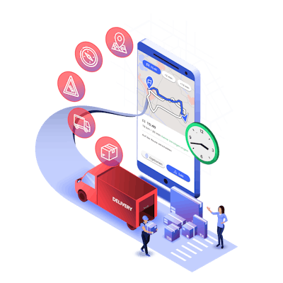To guide truck drivers to routes, PTV Truck Navigator G2 considers historical traffic patterns, live traffic data and artificial intelligence to calculate daytime-dependent routes and to predict delays in the future.