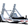An update to the model design is the auto-locking reel bar system. The auto-locking reel bar system eliminates the use of pins and brackets; it now utilizes a locking plate system.