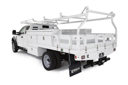 Reading Truck’s new Contractor Body comes equipped with many features, including A60 galvannealed steel construction, e-coat primer and powder coat finish.