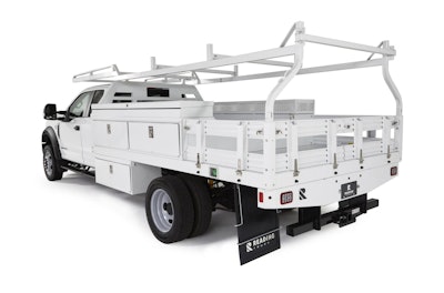 Reading Truck’s new Contractor Body comes equipped with many features, including A60 galvannealed steel construction, e-coat primer and powder coat finish.