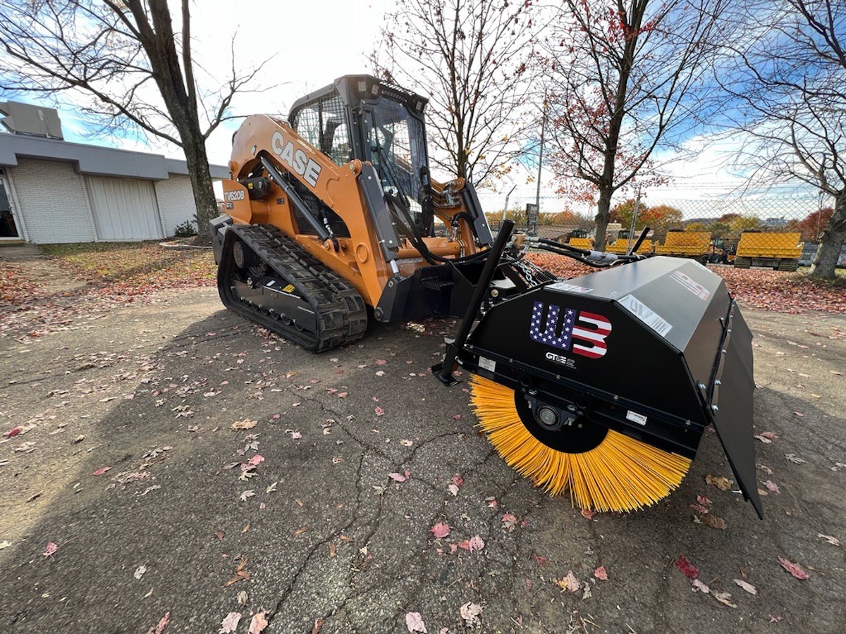 WerkBrau Offers Skid Steer Angle Brooms From WerkBrau Co., Inc. For Construction Pros
