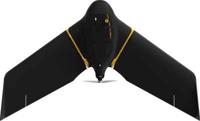 Offering up to 90 minutes of flight time, the eBee X fixed-wing drone features hand-launch capabilities and automated flight features.