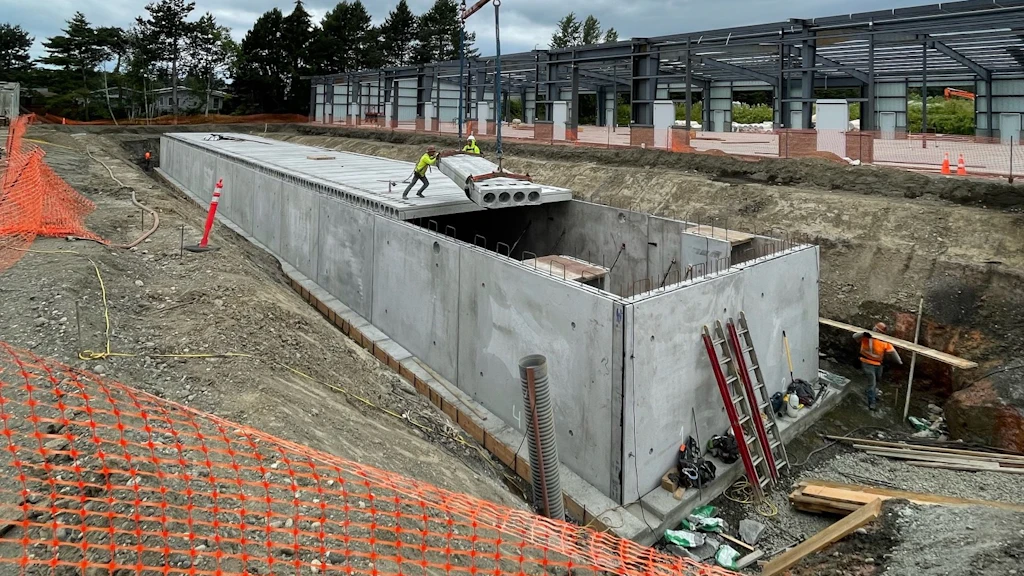Containment Chute Concrete Hybrid Vault Stormwater Containment Solution | For ...