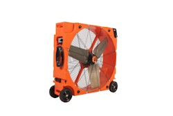 The ventilation fans are designed with performance features for a wide variety of applications and industries, such as general construction, demolition, oil and gas and other non-hazardous industrial work environments.