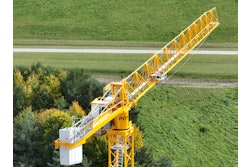 With a 60 m maximum jib, the crane is designed for small to midsized building projects of up to 10 floors and tight urban jobsites.