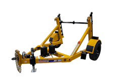 With just one reel and a lower setup, these trailers have a low center of gravity and are designed for basic operations and safety.