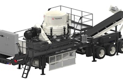 The portable plant includes an oversize quick-release cone feed hopper extension with overflow chute, a 42-in. (1070mm) rugged straight-line product conveyor and a metal detector for off-plant feed conveyor.