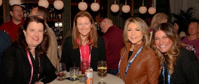 Rachel O'Brien (left) with other women who participated in the American Rental Association's Women in Rental event.