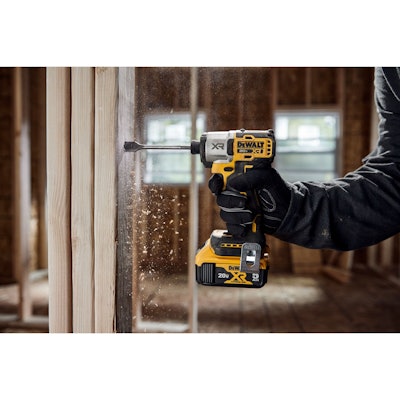 Delivering 1,825-in.-lbs. of max torque and 3,400 RPM (no-load) through a brushless motor, the 20V MAX* XR 1/4-in. 3-Speed Impact Driver is designed for demanding applications.