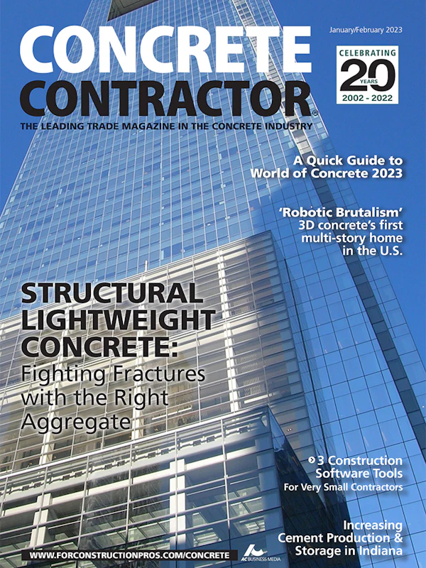 Concrete Contractor Magazine Issue Archive | For Construction Pros