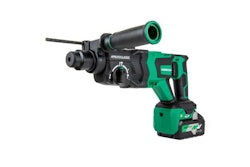 With brushless motor technology, the cordless rotary hammer delivers high impact energy (2.3 ft.-lbs.) and fast drilling speeds (950 RPM/4,300 BPM) for demolition applications.
