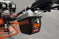 With contractor safety in mind, this product allows the operator to pitch the blades without taking hands off the handle.