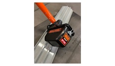 Powered by the M18 REDLITHIUM Milwaukee battery, the vibratory bull float is designed for blending concrete in emergency situations.