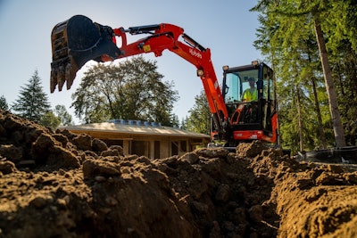 Kubota excavator