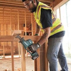 Equipped with the LXT system, the battery-powered portable saw delivers 0 - 3,100 strokes per minute combined with a 7/8-in. stroke length for fast cutting speed.