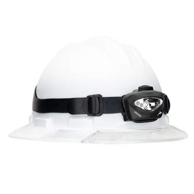 At 3.2 oz, the VIZZ series headlamps feature two operating modes: flood for wide-area illumination and spot for focusing a bright beam on objects, surfaces or tasks.