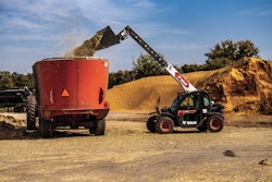 Designed for construction, agriculture and rental tasks, the TL519 has a lift capacity of 5,500-lbs. and a lift height of more than 19-ft.