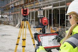 The PLT 400 can take BIM (Building Information Modeling) designed digital plans and lay them out, without needing to create points on the plans first.