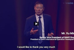 Xu Ming, senior vice president of SANY Group, recently made a keynote speech to industry leaders in Munich, Germany, reiterating three keys to the company's success.