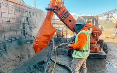 The Roin shotcrete robot will be discontinued, but Built Technologies plans to announce new products that will expand their product line into the concrete space.
