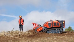 The company will display the new MAX 50 le remote control tracked carrier, MICROFORST cl forestry mulcher and MINISOIL cl stone crusher and forestry mulcher for compact loaders.