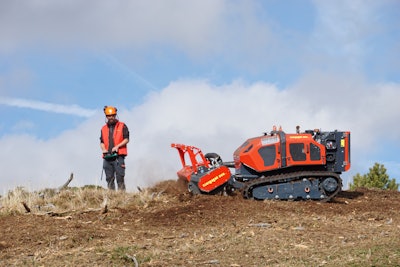 The company will display the new MAX 50 le remote control tracked carrier, MICROFORST cl forestry mulcher and MINISOIL cl stone crusher and forestry mulcher for compact loaders.