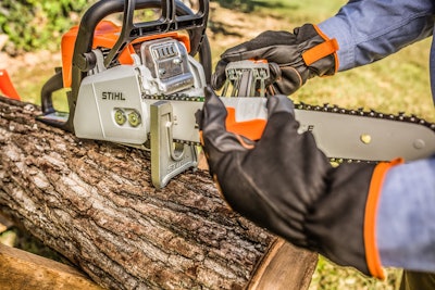 It's important to ensure chainsaws are in tiptop shape before renting them out to landscapers performing spring cleanup work.