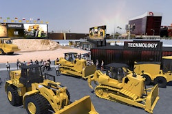 The company’s 70,000 ft2 (6,500 m2) outdoor demonstration arena will anchor the massive display known as Operator Stadium located in the expo’s Festival Lot.