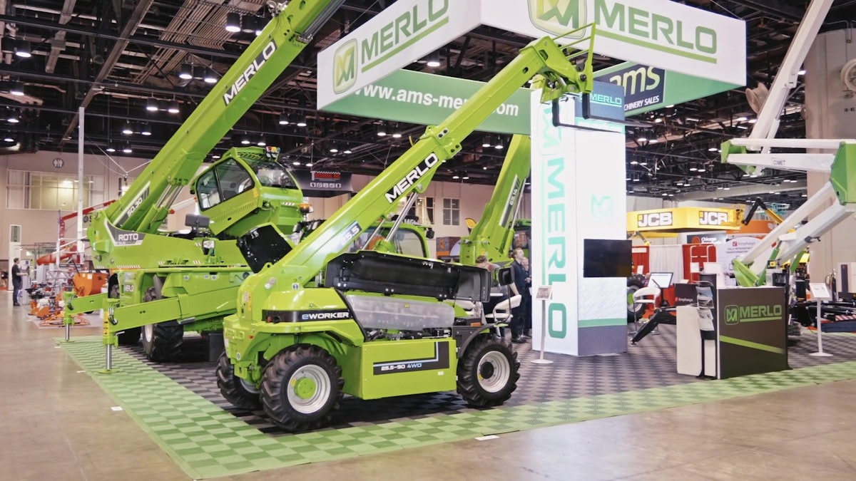 Merlo Debuts All-Electric Telehandler at ARA Show | For Construction Pros