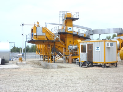 Road Star 1500 Portable Batch Production Asphalt Plant