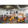 The vacuum lifting robots support jobsite safety by reducing the need to handle heavy glass and other objects during installation or movement.
