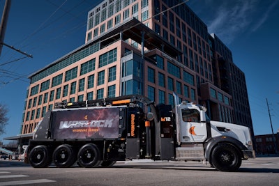 The W12 is the first truck vac released in the new Warlock series from Ditch Witch.