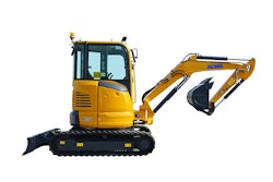 The XE35U excavator features a tailless design, supporting compact requirements in worksites.