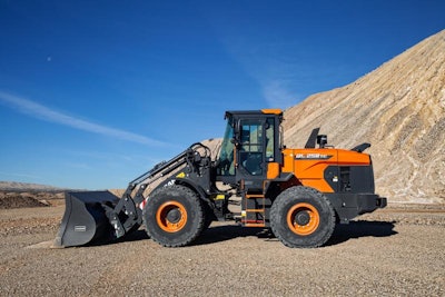 The DL200TC-7 and DL250TC-7 tool carriers have a parallel-lift linkage system that gives operators control over a variety of attachments in applications other than loading, such as lift- and place-type applications.