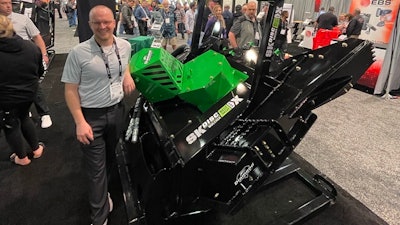 Diamond Mowers' Skid-Steer Belt Drive Disc Mulcher