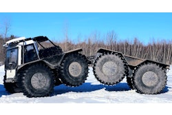 Available in two variations, the utility vehicles can handle payloads up to 5,000-lbs. or a crew of 16 workers.